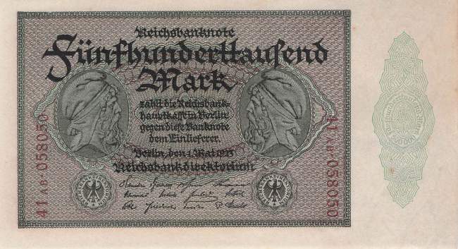 500000 Mark 1923 ro.87e AB